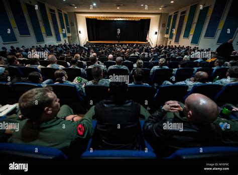 Simon Sinek Speaks To Members Of The 57th Wing In The Base Theater Of Nellis Air Force Base Dec