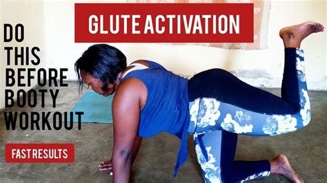 How To Get A Bigger Butt Without Surgery Butt Lift Glute Activation Exercises Home Workout