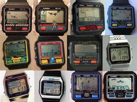 Early 1980s Game Watches I Had The Space Warrior Watch Retro Watches