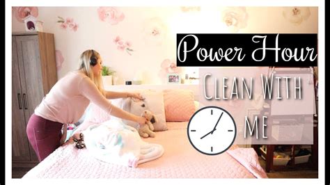 Power Hour Clean With Me One Hour Speed Clean Cleaning Motivation
