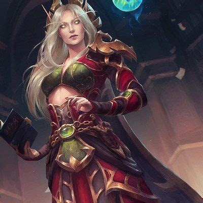 Artstation Astri Lohne Warcraft Characters Female Elf Warcraft Art