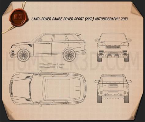 Land Rover Blueprint Download Hum3d