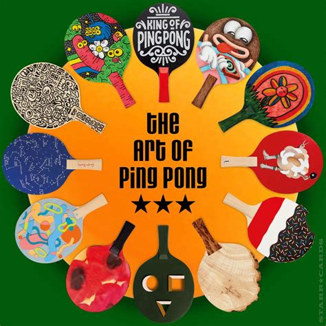 The Art Of Ping Pong Is Back With More One Of A Kind Table Tennis Paddles