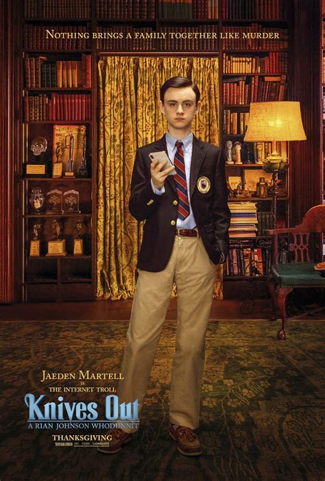 He was being given his nighttime medication by his nurse, marta (ana de armas) when the the literal answer to the question of who killed harlan thrombey is that he killed himself, cutting his own throat with a knife. Rian Johnson Breaks Down New KNIVES OUT Character Posters - Nerdist