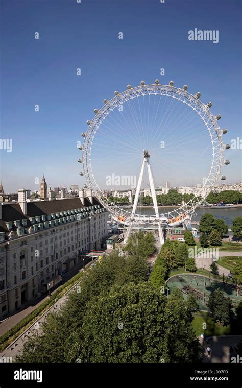 London Eye Millennium Wheel Stock Photo Alamy
