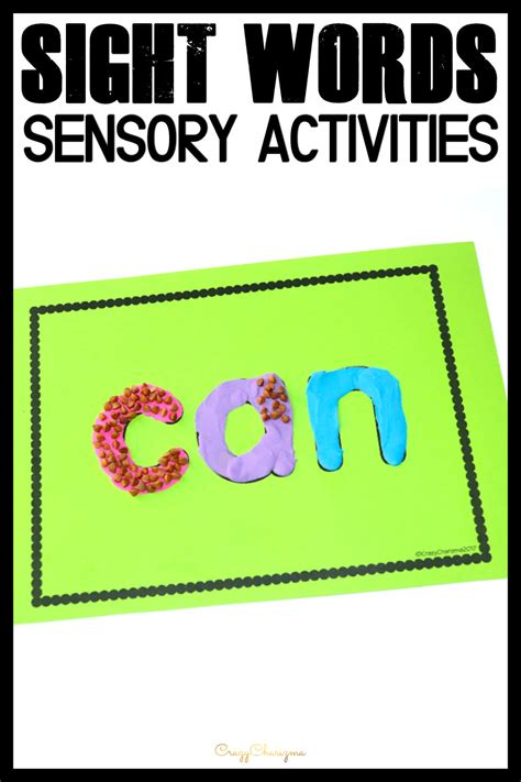 Sight Word Game and Worksheets in Kindergarten