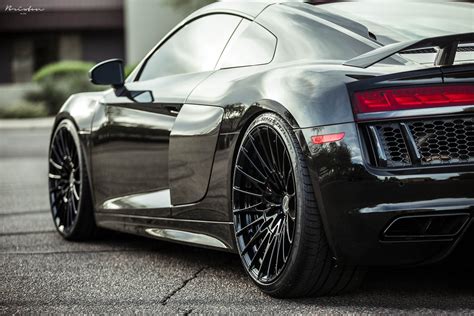 Stealthy Takes Over Black Audi R8 With Custom Parts — Gallery