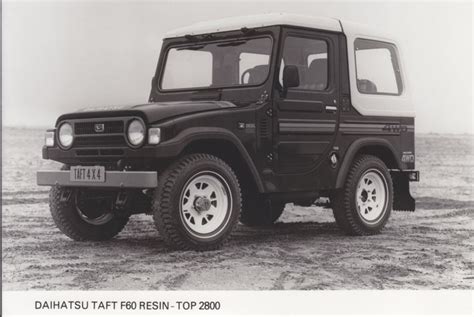 Daihatsu Taft F60 Resin Top 2800 4x4 Press Photo Dutch 1983