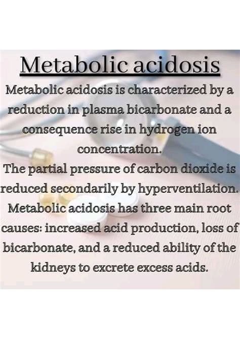 Solution Metabolic Acidosis Important Notes Metabolic Acidosis Causes And Clinical Features