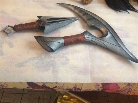 Classic Akali Weapons Akali Kama And Kunai Akali Cosplay Etsy