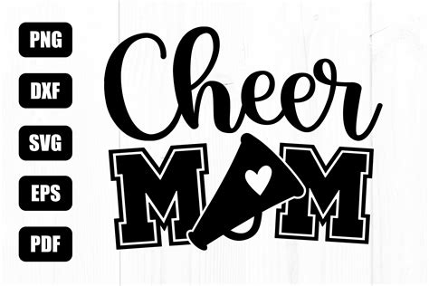 Cheer Mom Svg Cheerleader Mom Life Svg Graphic By Litkedesigns Creative Fabrica