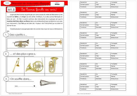 [musique] découvrir les instruments classiques bancs d ecole