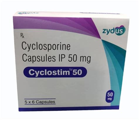 Breast Cancer 50 Mg Cyclosporine Capsules Ip At Rs 600box In Kolkata