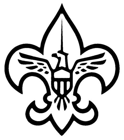Eagle Scout Clip Art Black And White