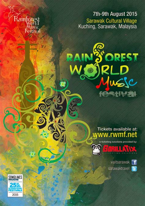 The rainforest world music festival is a unique stage where various renowned world musicians came and meet in sarawak cultural village and share their culture and performances. The 18th Rainforest World Music Festival - Asian Itinerary