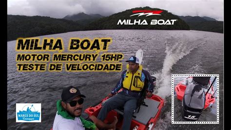 MILHA BOAT MOTOR MERCURY 15HP YouTube