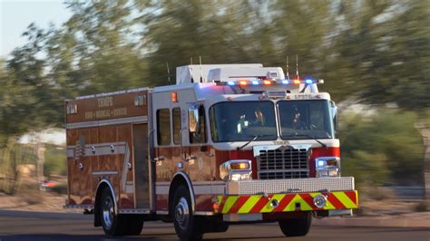 Phoenix Fire Dept Car 957 North And Tempe Fire Medical Rescue Dept