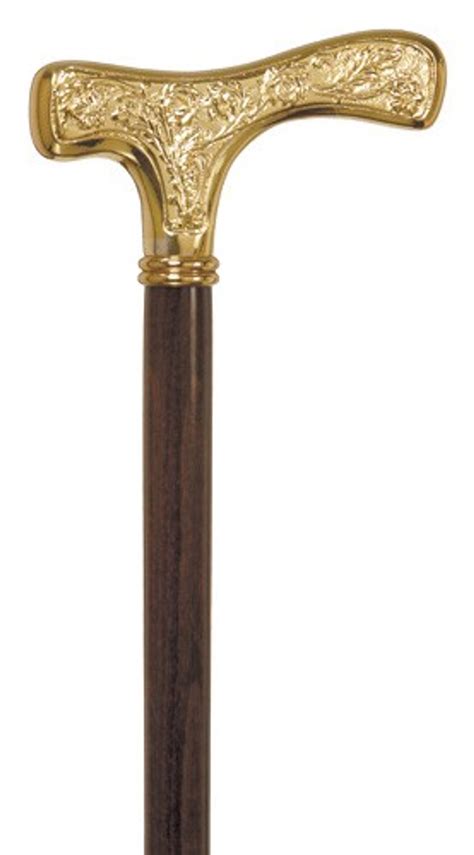 Gold Vermeil Balmoral Italian Walking Cane Exquisite Canes