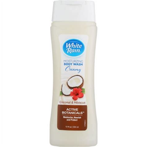 White Rain Creamy Moisturizing Body Wash Coconut And Hibiscus 12 Fl Oz