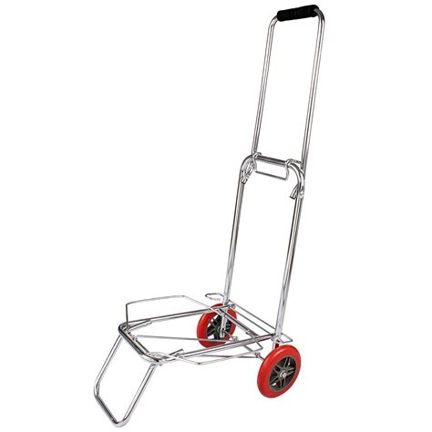 Stainless Steel 2 Wheel Portable Hand Cart Heavy Duty Load Capacity