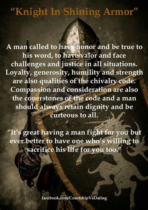 Knights Warrior Quotes Chivalry Quotes Knight In Shining Armor