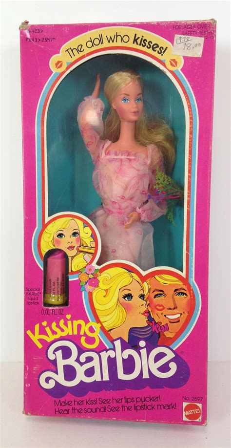 Lot Nrfb Vintage Kissing Barbie