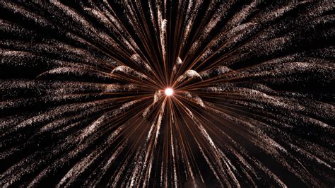 Download Wallpaper 1366x768 Salute Fireworks Celebration Sparks