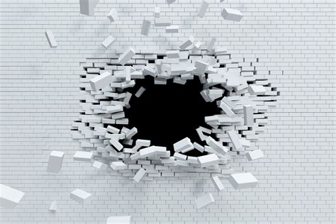 Hole In Wall Png White