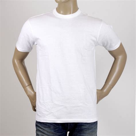 Crew Neck Plain White Tee Shirt By Whitesville Niro Fashion