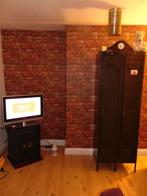 Shop for baby safe tv stand online at target. The Industrial look Old lockers Old Safe - TV stand Brick ...