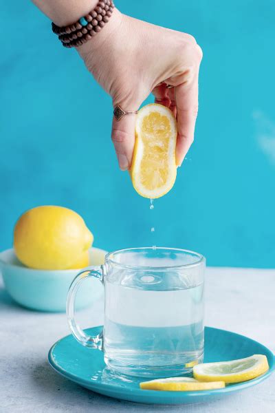 A Healthy Habit Warm Water With Lemon