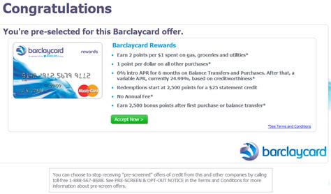 With a decent selection of cards available, all designed to fit a different set of needs, which one is right for. Barclay's pre-approval link! - myFICO® Forums - 2269163