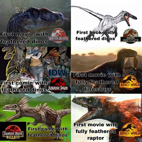 Jurassic Parkworlds Feather Dinosaur Feats Jurassic Park Know Your Meme