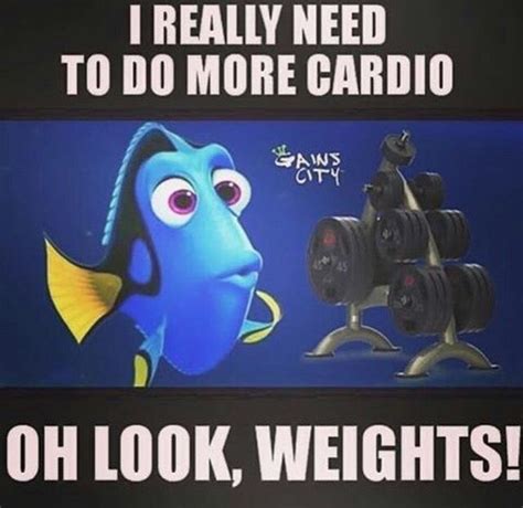 I Really Need To Do More Cardio Oh Look Weights Workout Humor
