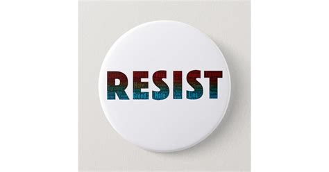 Resist Word Art Button Zazzle