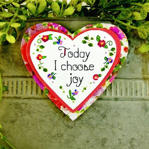 Choose Joy Inspirational T Magnet Today I Choose Joy Etsy