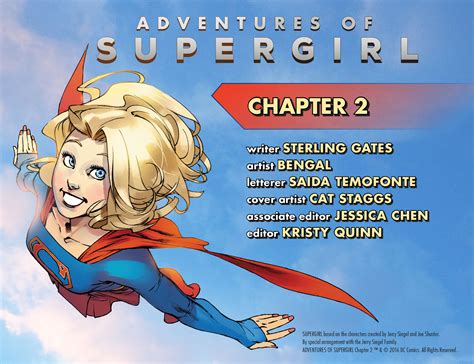 Read Online Adventures Of Supergirl Comic Issue 2