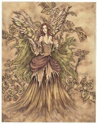 Amy Brown Print Fairy Bewitching Nude Fantasy Art New X Forest