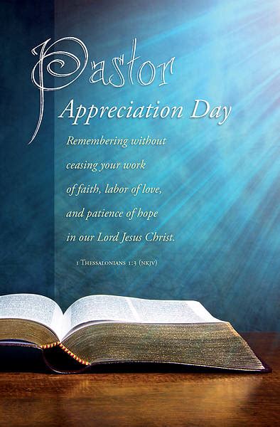 Pastor Appreciation Day Regular Size Bulletin Pa Cokesbury