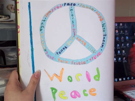 World Peace Drawing Easy Learn How To Draw A Peace Sign Step By Step