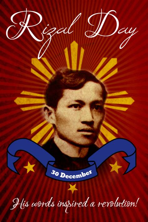 The rizal day sessions ep was recorded during rizal day of 2005 at tracks studios, engineered by mark villena of tungaw. Create Your Next Rizal Day Poster with PosterMyWall | Design Studio