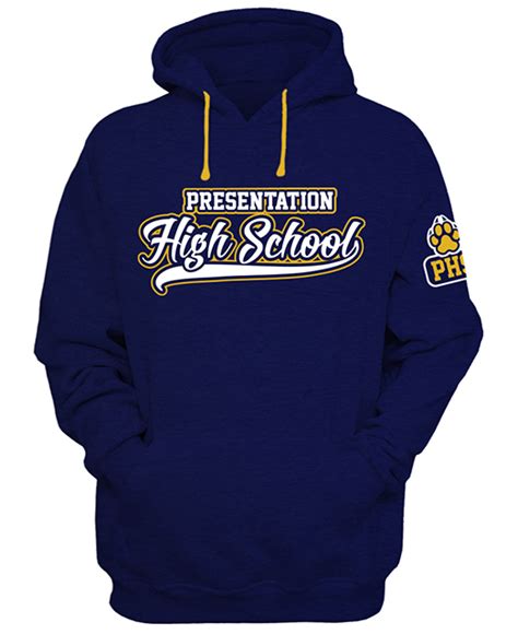All Girls High School Hooded Sweatshirt Print Design