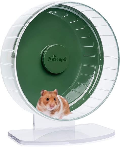 Amazon Com Niteangel Super Silent Hamster Exercise Wheels Quiet Spinner Hamster Running