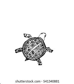 Zentangle Graphic Turtle Hand Drawn Style Stock Vector Royalty Free