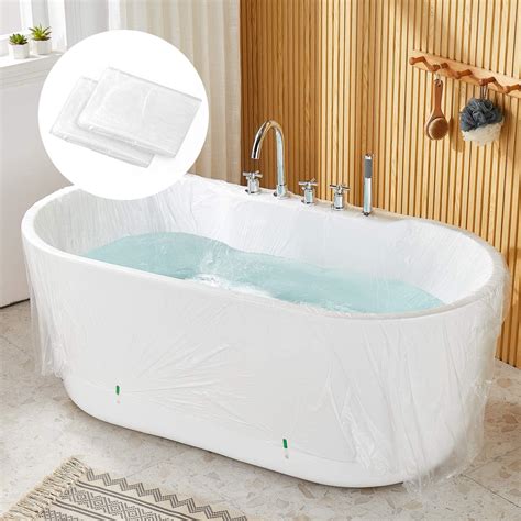 Amazon.com: Healcity 10 Packs of Disposable Portable Bathtub Cover