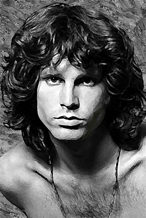Jim Morrison The Doors Art Print Psychedelic Rock Blues Rock Etsy