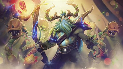Think of it logically, the hero has an insane pushing potential, whuch helps him to finish games very fast. Dota 2 Nature Prophet Wallpaper - Game Wallpapers