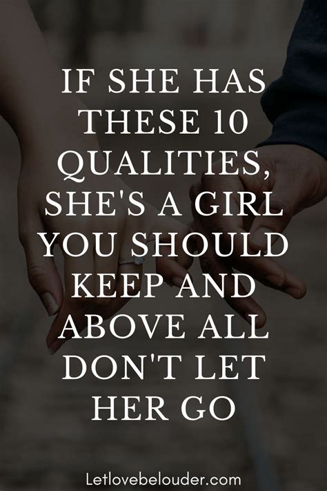 If She Has These 10 Qualities Shes A Girl You Should Keep And Above All Dont Let Her Go