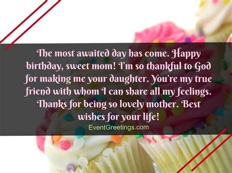 Here are funny 80th birthday sayings and quotes for a friend or loved one who is turning 80 years old. 65 Lovely Birthday Wishes for Mom from Daughter