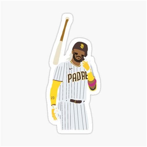 Fernando Tatis Jr Bat Flip Decal Sticker San Diego Padres Mlb Etsy